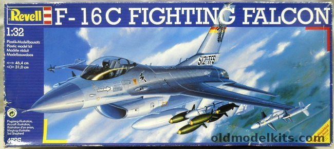 Revell 1/32 F-16C Fighting Falcon, 4735 plastic model kit